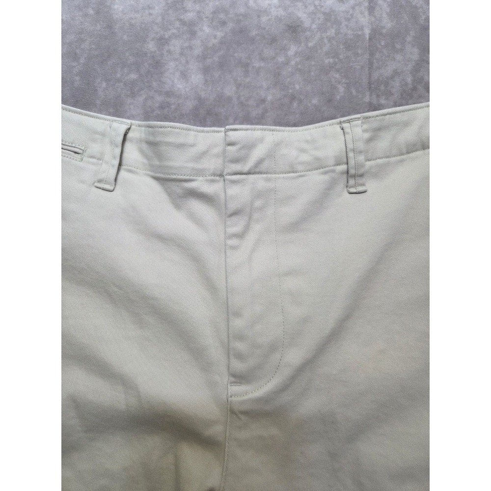 Lands End Bermuda Shorts Womens 14 Tan Chino Khaki Cotton Casual Preppy Classic - Picture 4 of 11